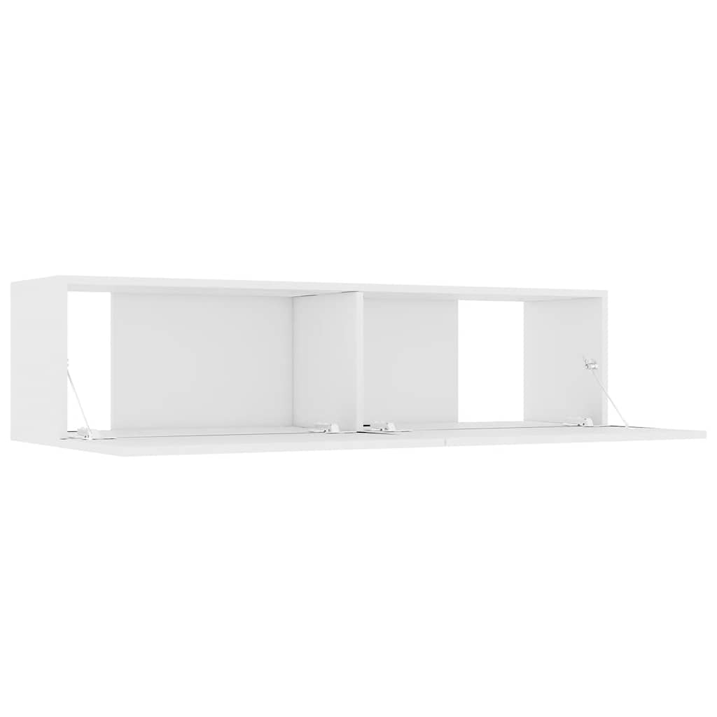 TV ormarić bijeli 120 x 30 x 30 cm od konstruiranog drva