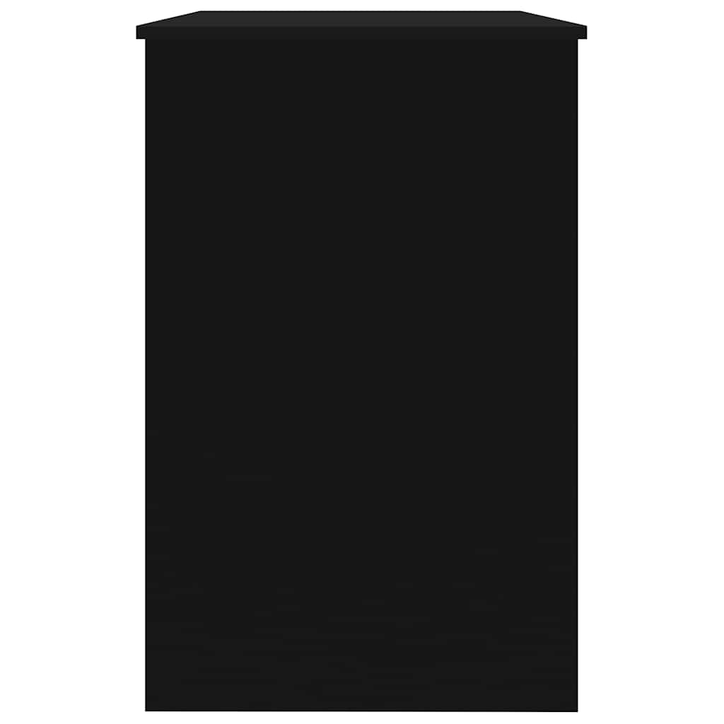Radni stol crni 100 x 50 x 76 cm od konstruiranog drva