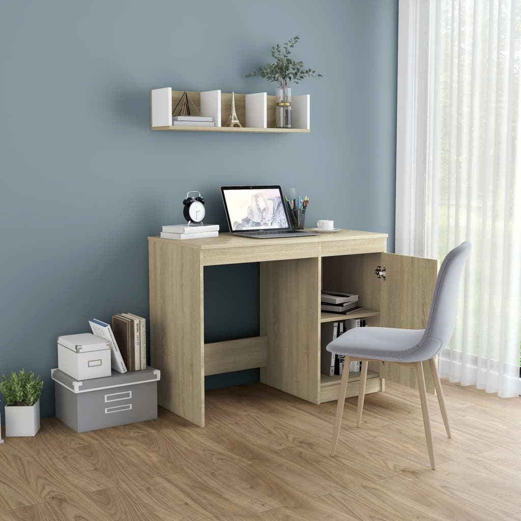 Radni stol boja hrasta sonome 100x50x76 cm konstruirano drvo