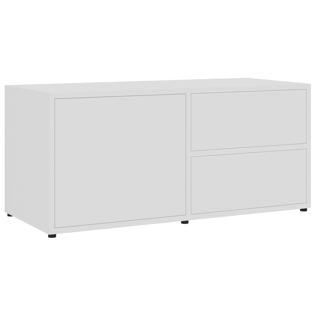 TV ormarić bijeli 80 x 34 x 36 cm od konstruiranog drva