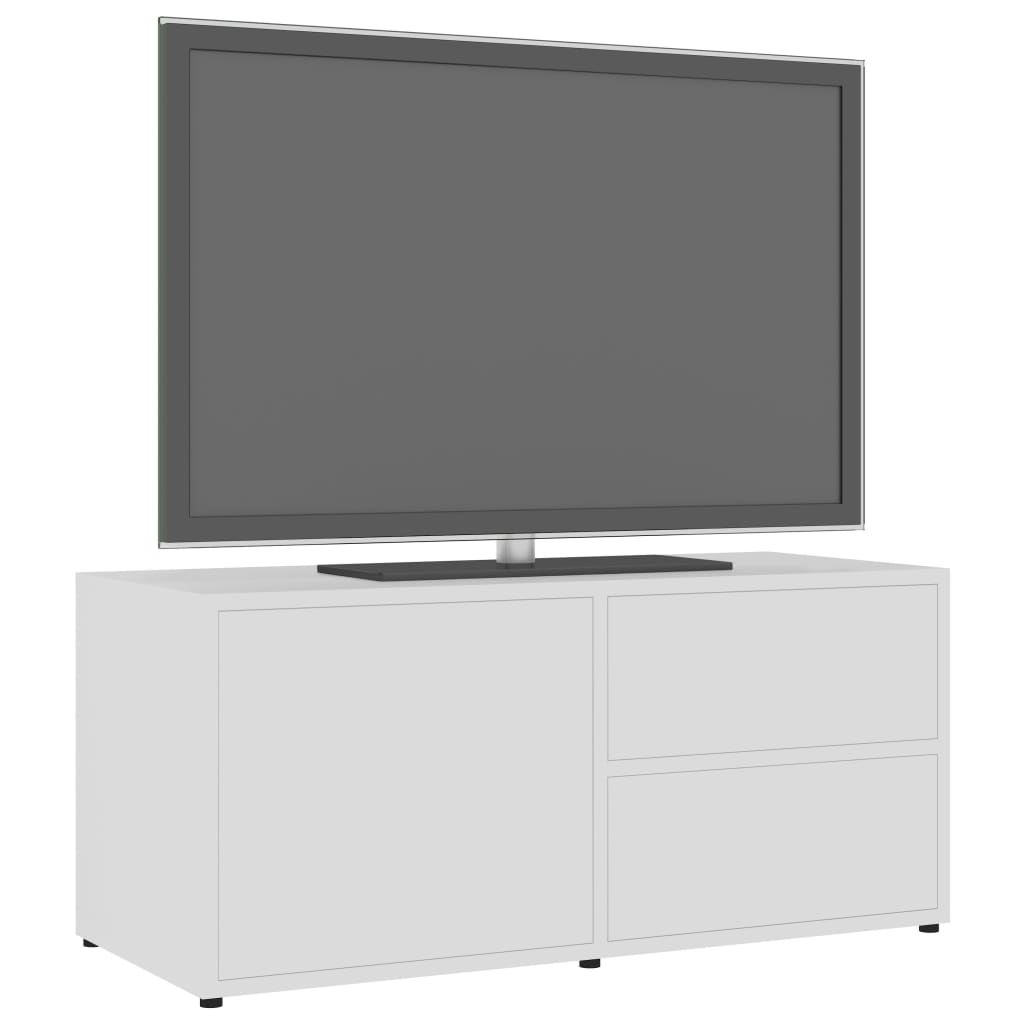 TV ormarić bijeli 80 x 34 x 36 cm od konstruiranog drva
