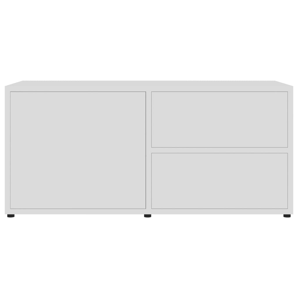 TV ormarić bijeli 80 x 34 x 36 cm od konstruiranog drva