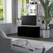 TV ormarić crni 80 x 34 x 36 cm od iverice