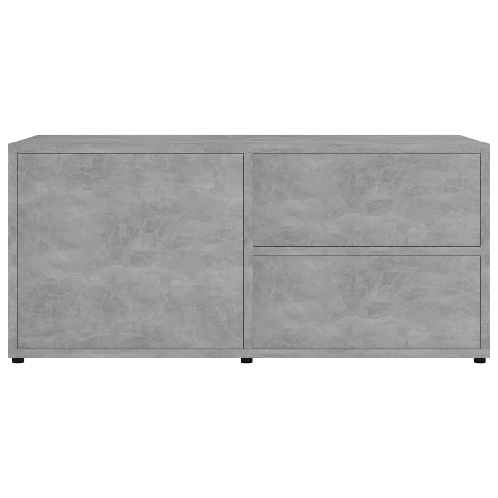 TV ormarić siva boja betona 80 x 34 x 36 cm konstruirano drvo