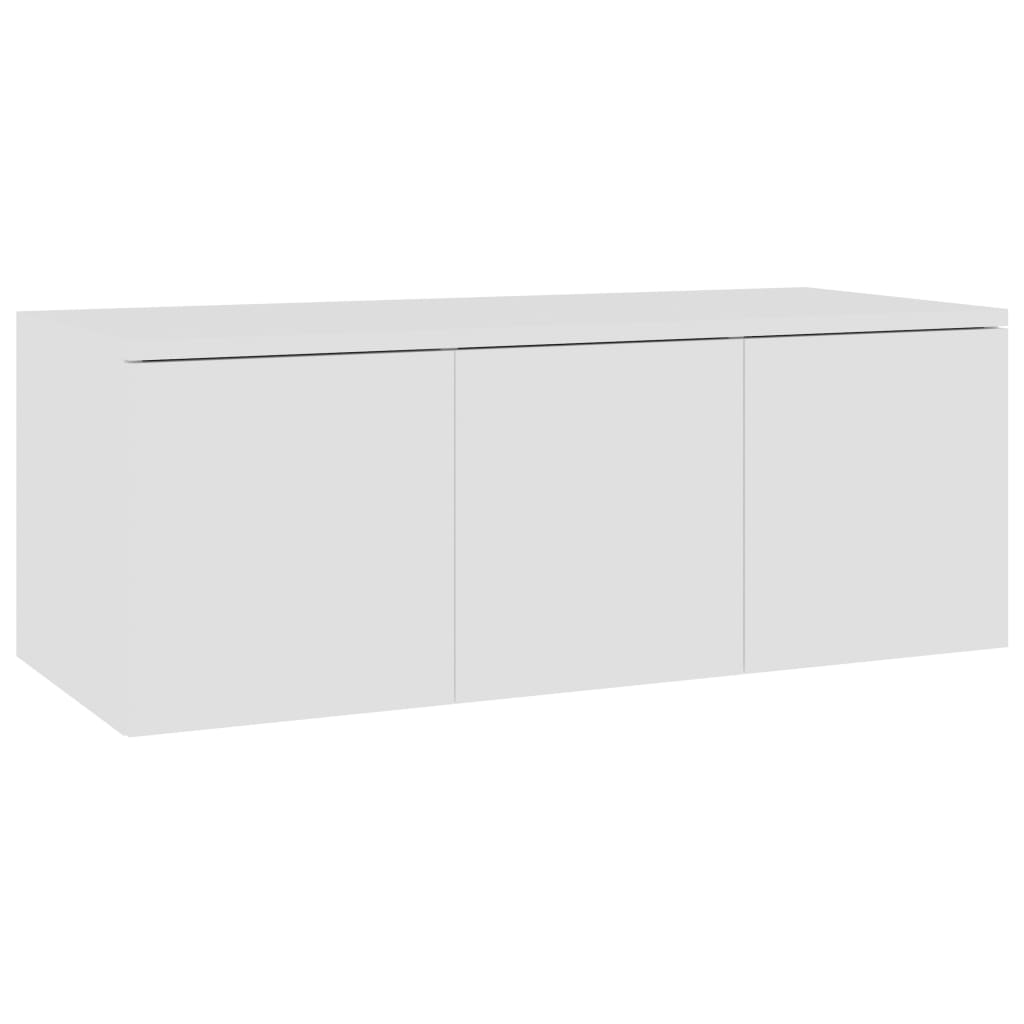 TV ormarić bijeli 80 x 34 x 30 cm od konstruiranog drva