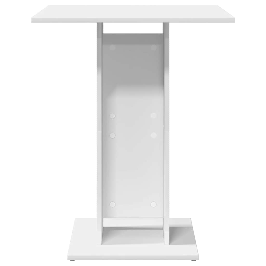 Bistro stol bijeli 60 x 60 x 75 cm od konstruiranog drva