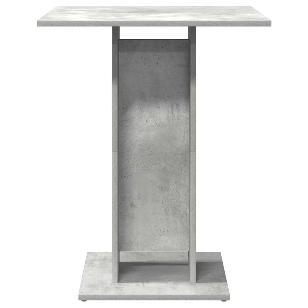 Bistro stol boja betona 60 x 60 x 75 cm od konstruiranog drva