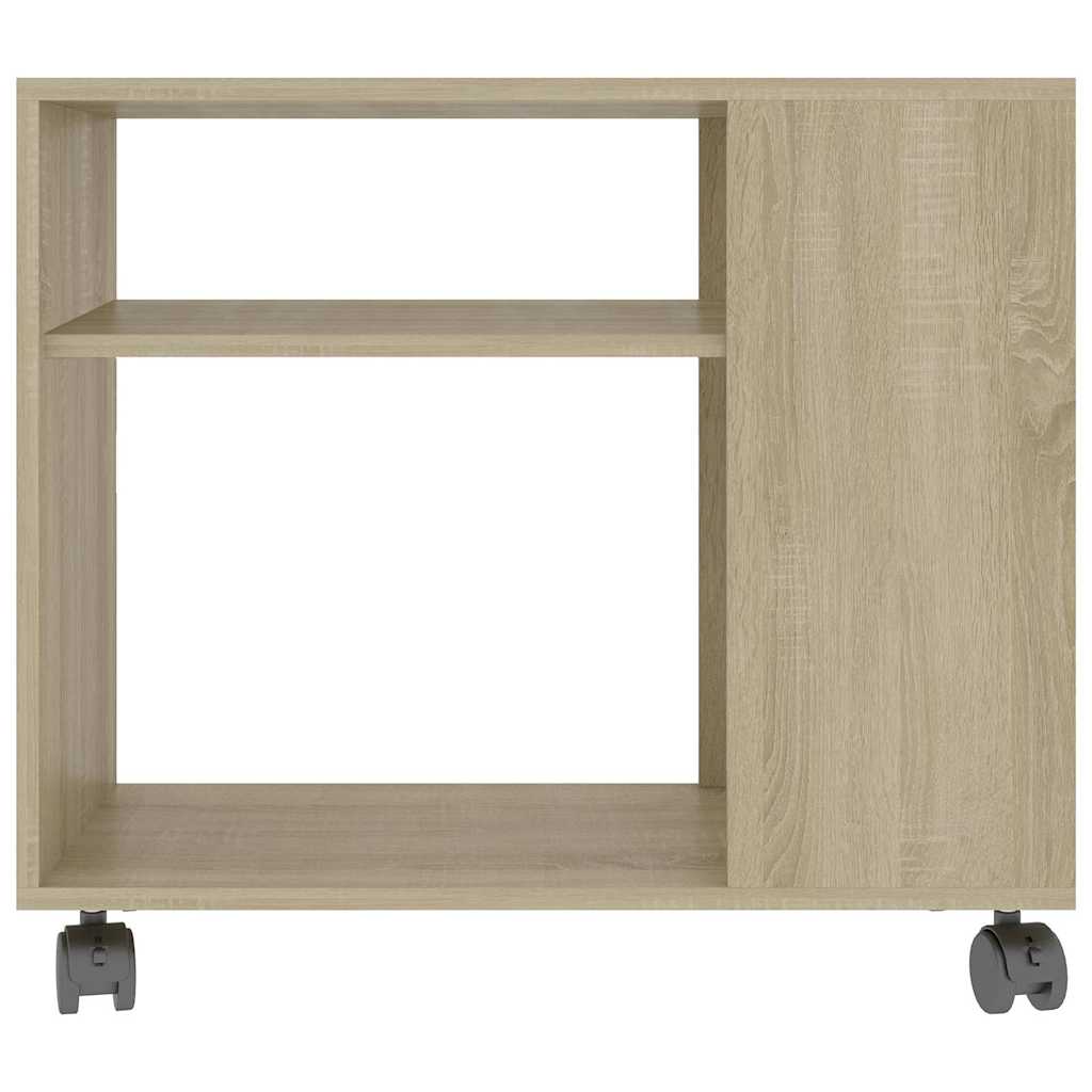 Bočni stolić boja hrasta 70 x 35 x 55 cm od konstruiranog drva