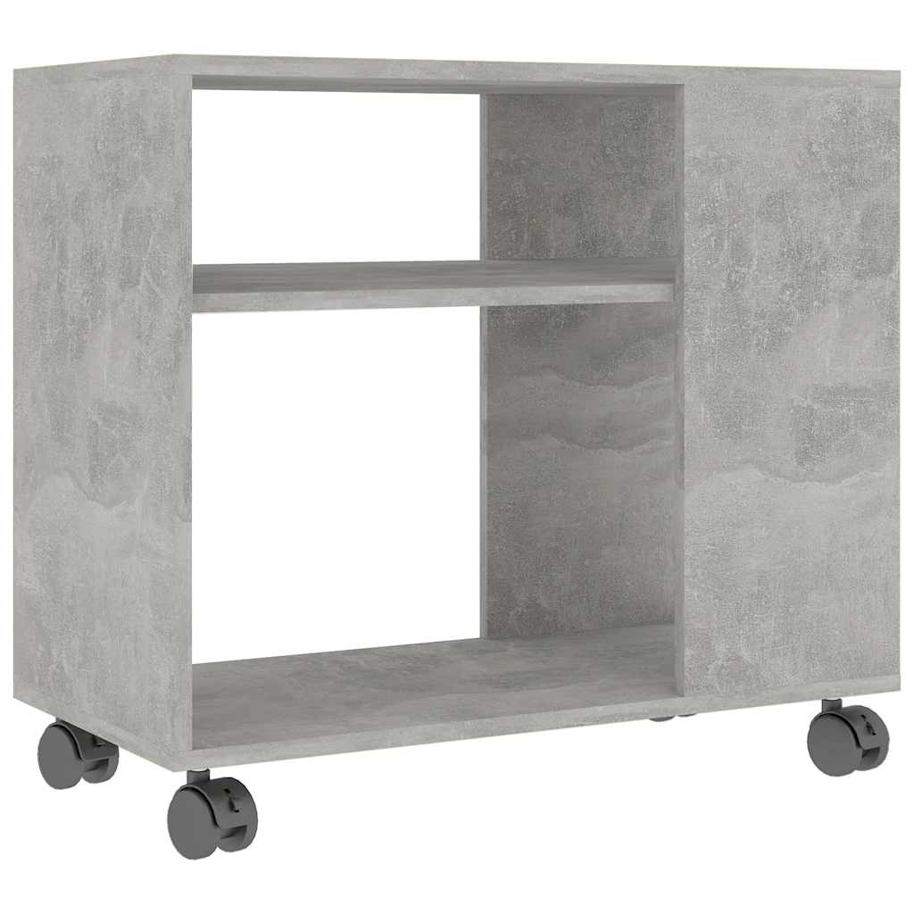 Bočni stolić boja betona 70 x 35 x 55 cm od konstruiranog drva