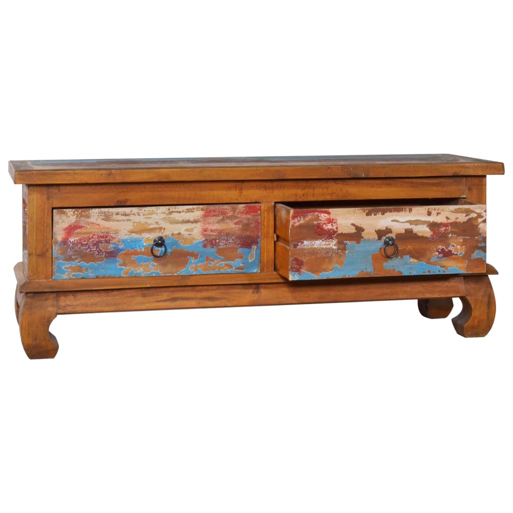 TV ormarić 110 x 35 x 40 cm od obnovljene tikovine