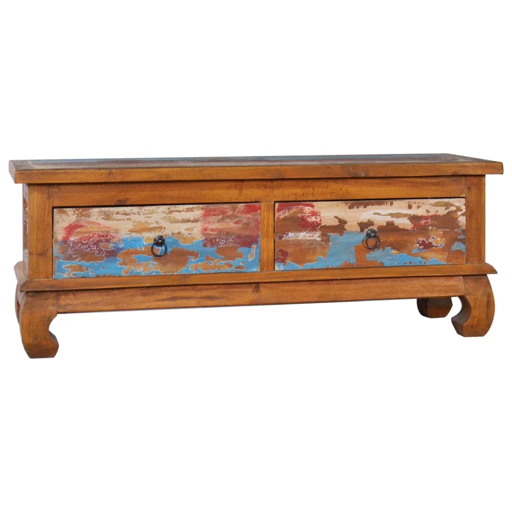 TV ormarić 110 x 35 x 40 cm od obnovljene tikovine