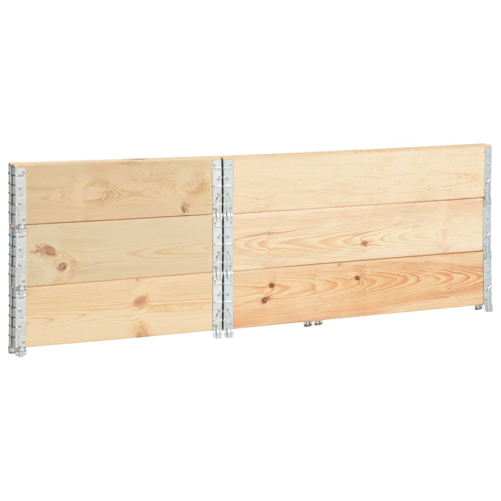 Okviri za palete 3 kom 80 x 120 cm od masivne borovine