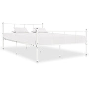 Okvir za krevet bijeli metalni 120 x 200 cm