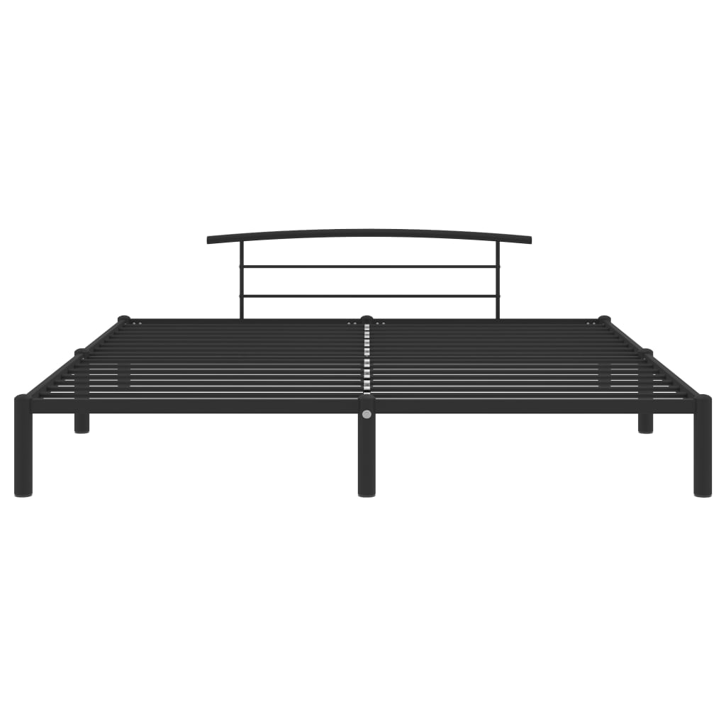 Okvir za krevet crni metalni 180 x 200 cm