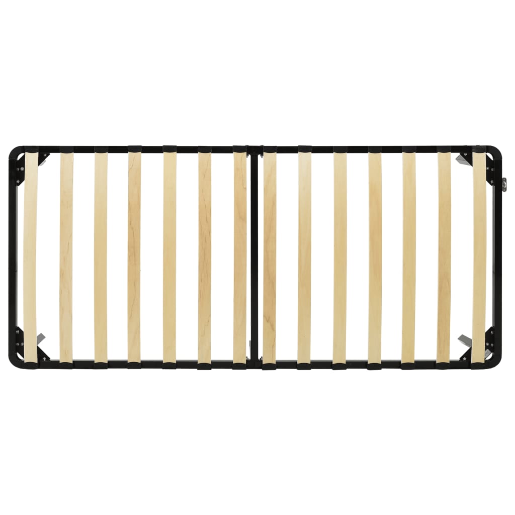 Okvir za krevet crni metalni 100 x 200 cm