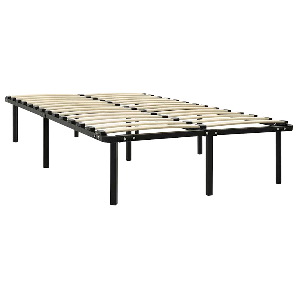 Okvir za krevet crni metalni 160 x 200 cm