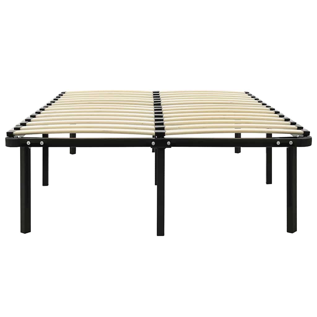 Okvir za krevet crni metalni 160 x 200 cm