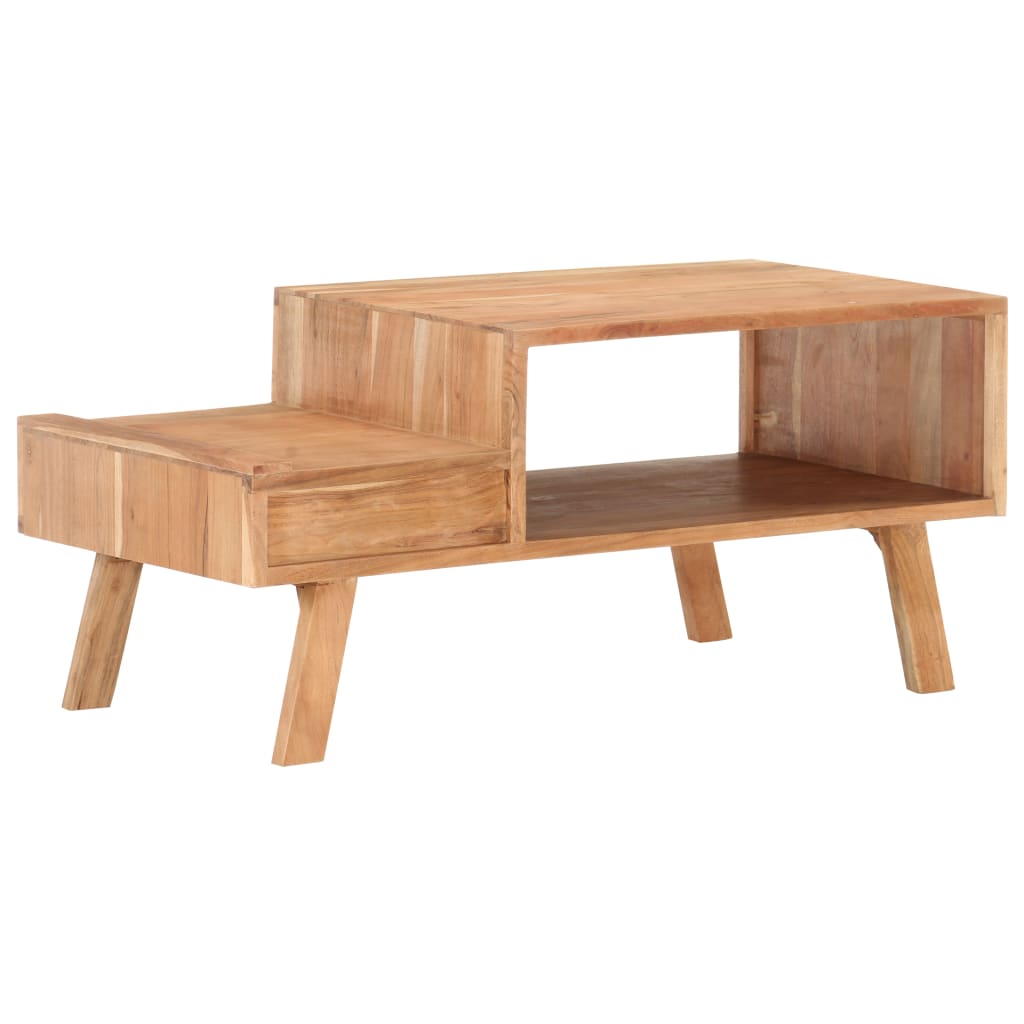 Stolić za kavu 100 x 50 x 45 cm od masivnog drva bagrema