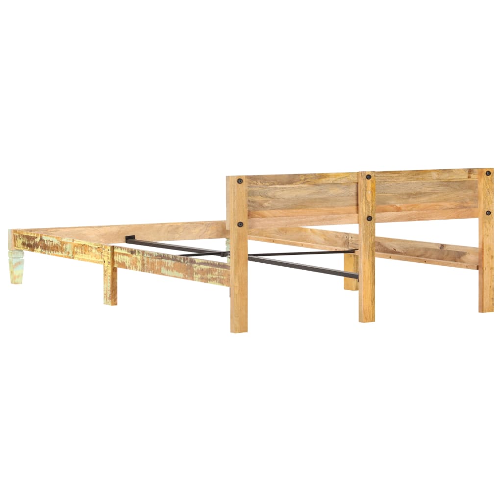 Okvir za krevet od masivnog obnovljenog drva 180 x 200 cm
