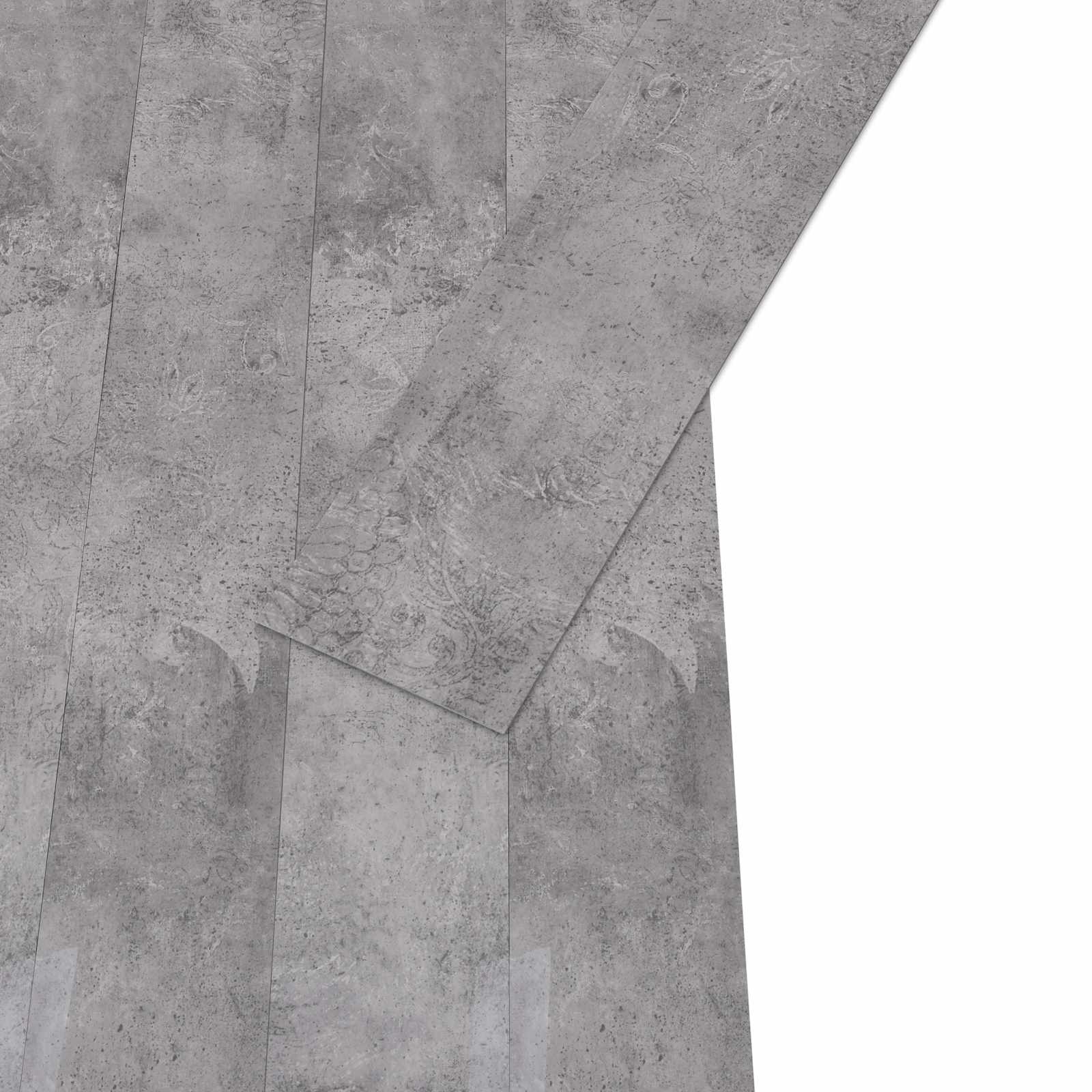 Podne daske 36 pcs Cement smeđi 5,02 m² PVC