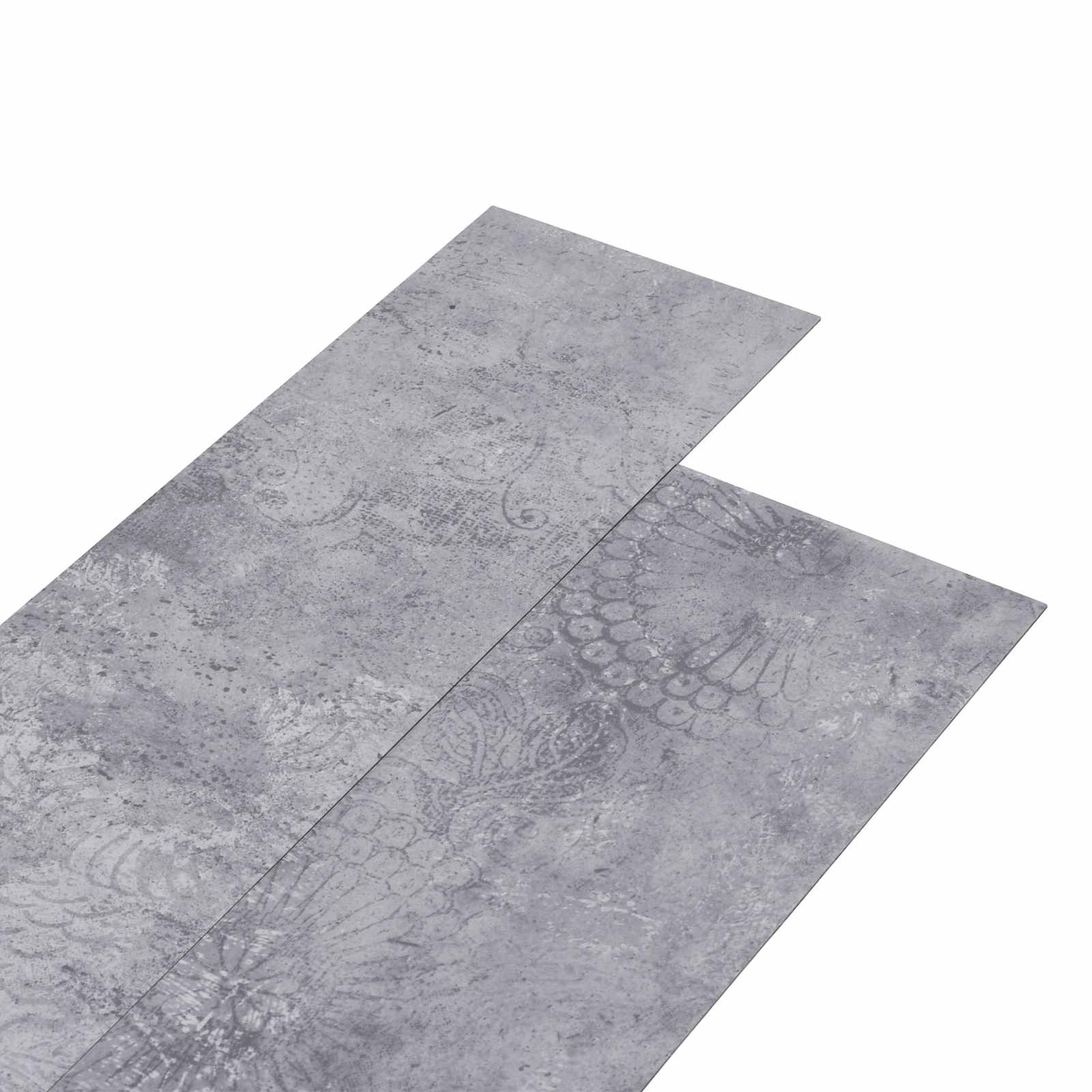 Samoljepljiva podna daska 32 pcs Cement sivi 4,46 m² PVC