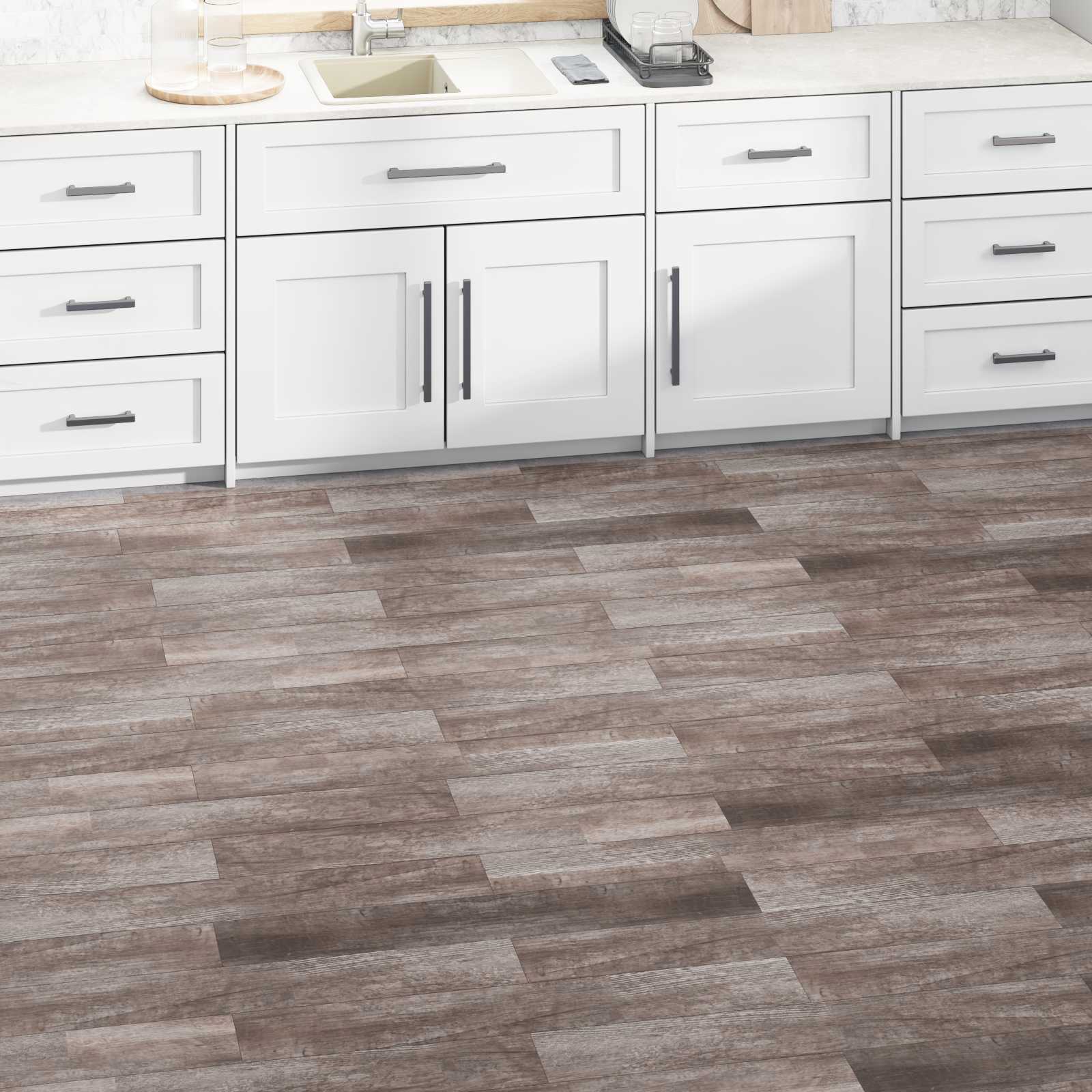 Podne daske 5,02 m² 36 pcs PVC Mat drvo smeđe