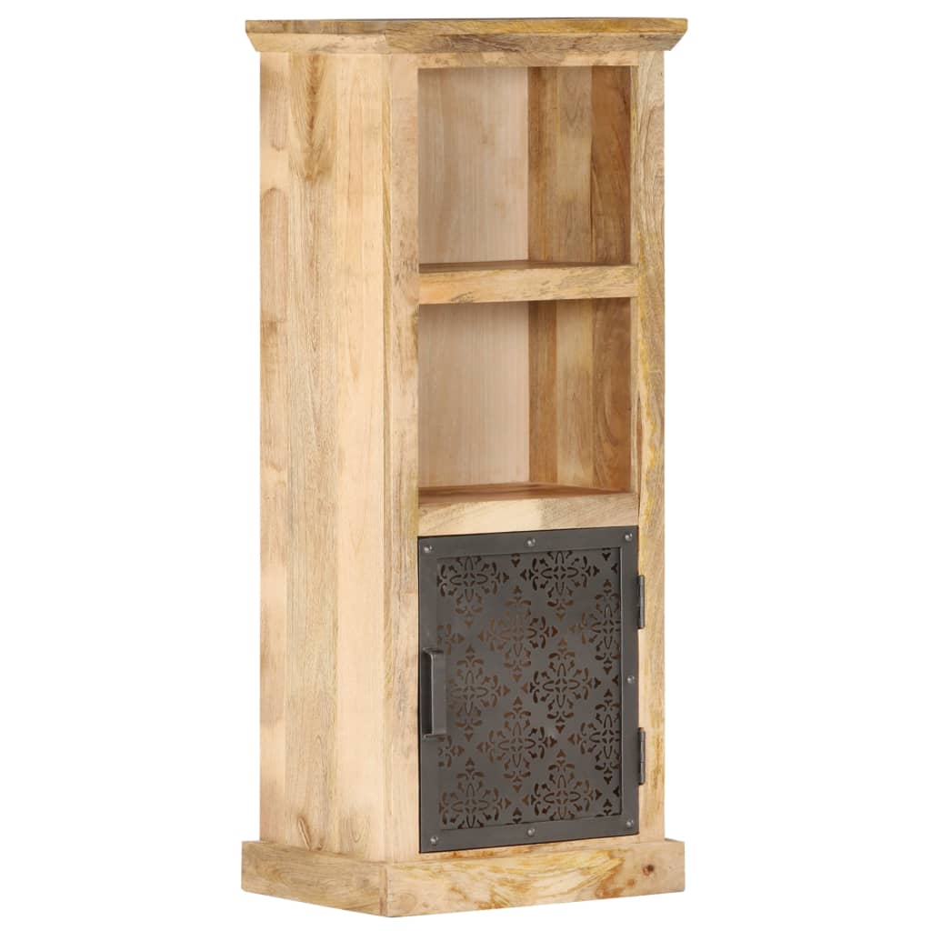 Visoka komoda s vratima 45 x 32 x 110 cm od masivnog drva manga