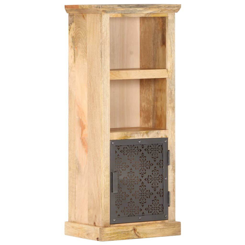 Visoka komoda s vratima 45 x 32 x 110 cm od masivnog drva manga