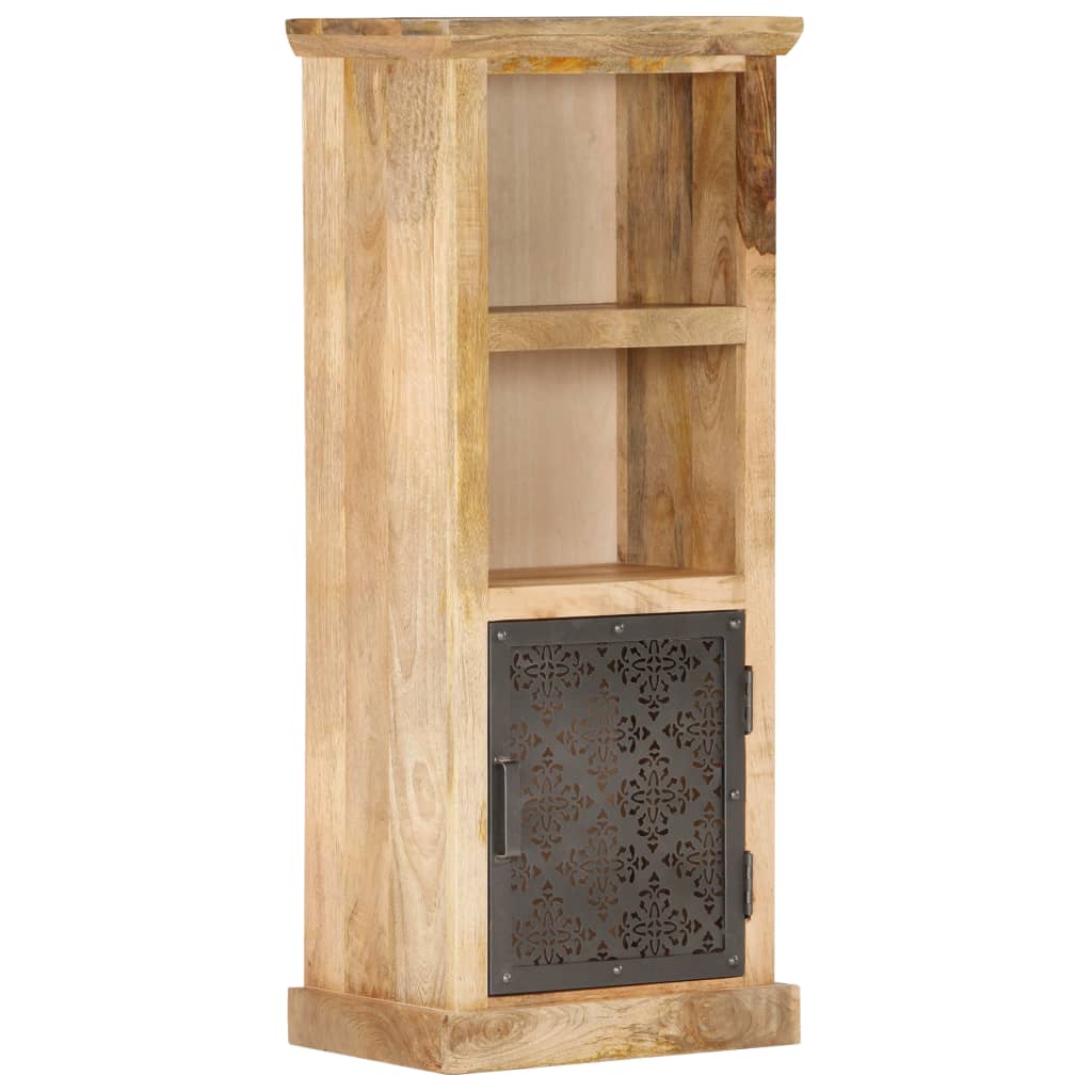 Visoka komoda s vratima 45 x 32 x 110 cm od masivnog drva manga