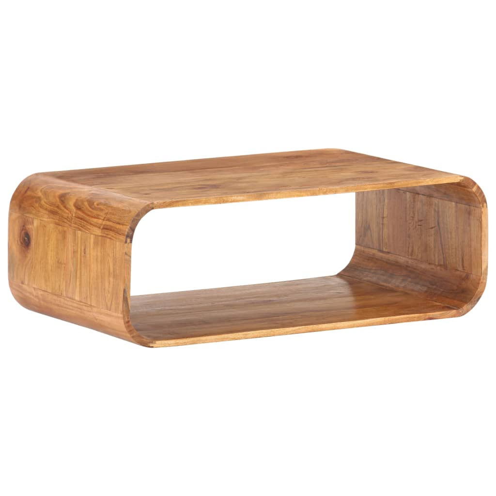 Stolić za kavu 90 x 50 x 30 cm od masivnog bagremovog drva