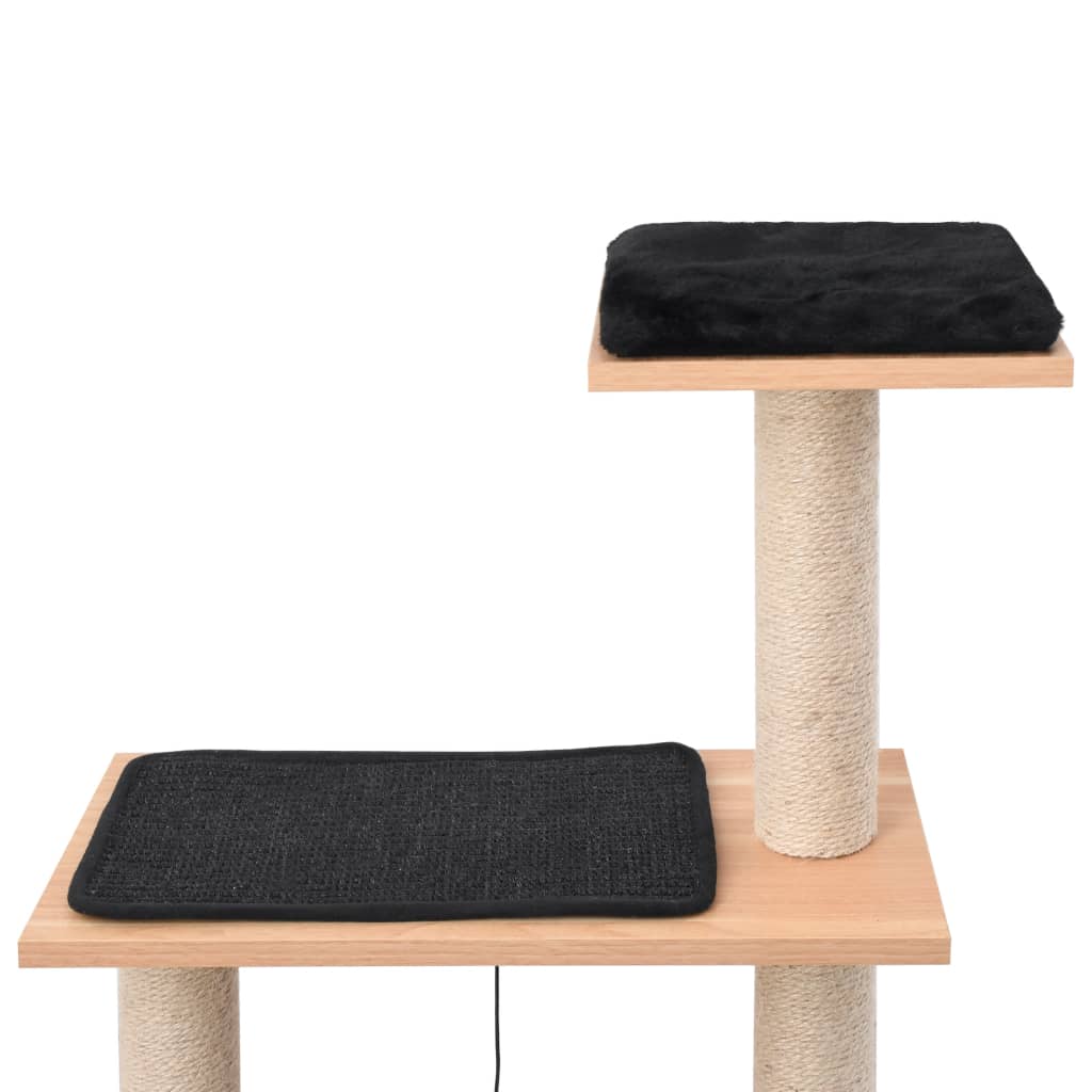 Penjalica za mačke s prostirkom za grebanje od sisala 123 cm