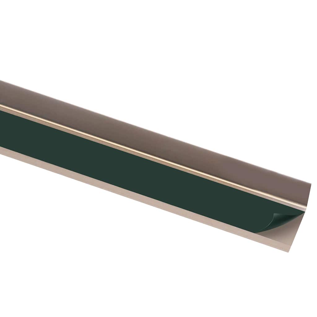 Rubnjaci za stepenice L-oblika 5 kom aluminijski 90 cm smeđi