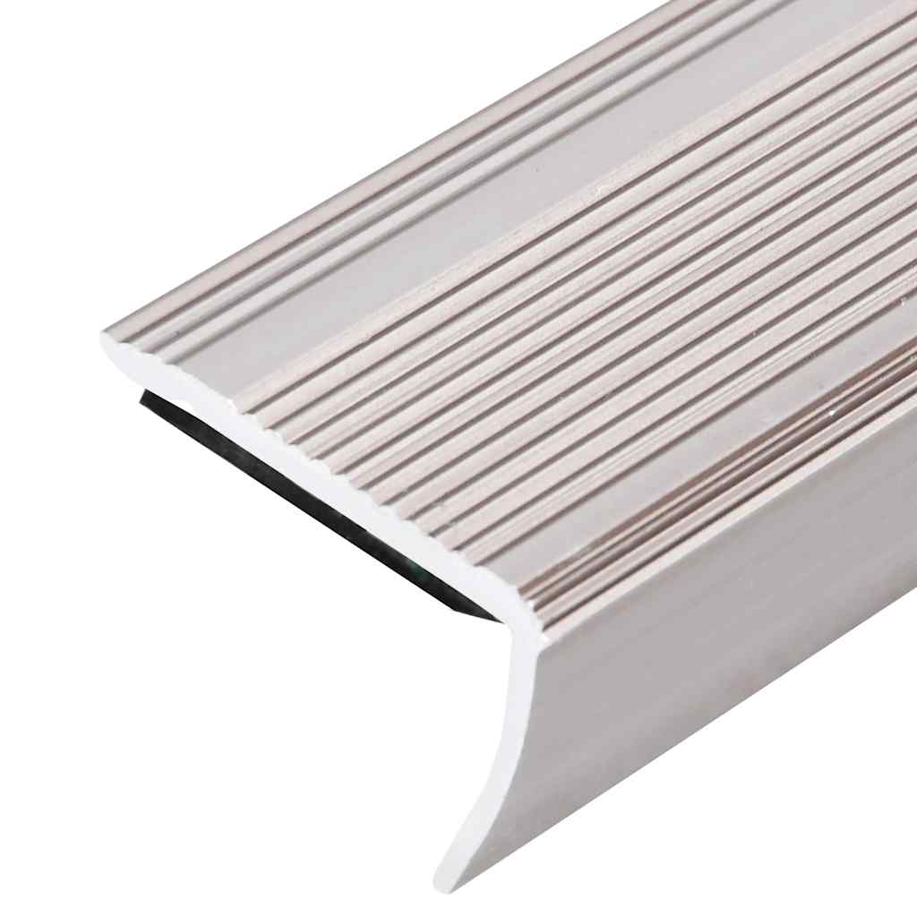 Rubnjaci za stepenice L-oblika 15 kom aluminijski 90 cm bež