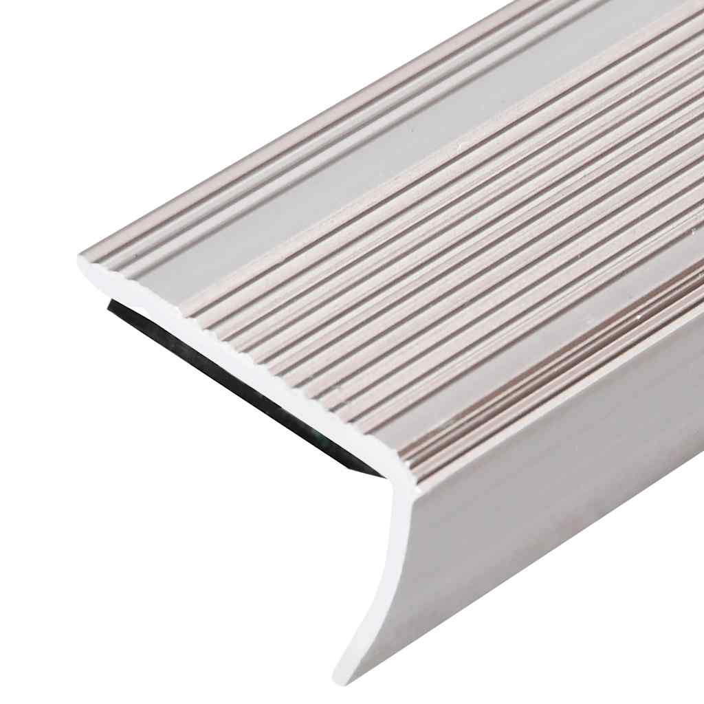 Rubnjaci za stepenice L-oblika 15 kom aluminijski 100 cm bež