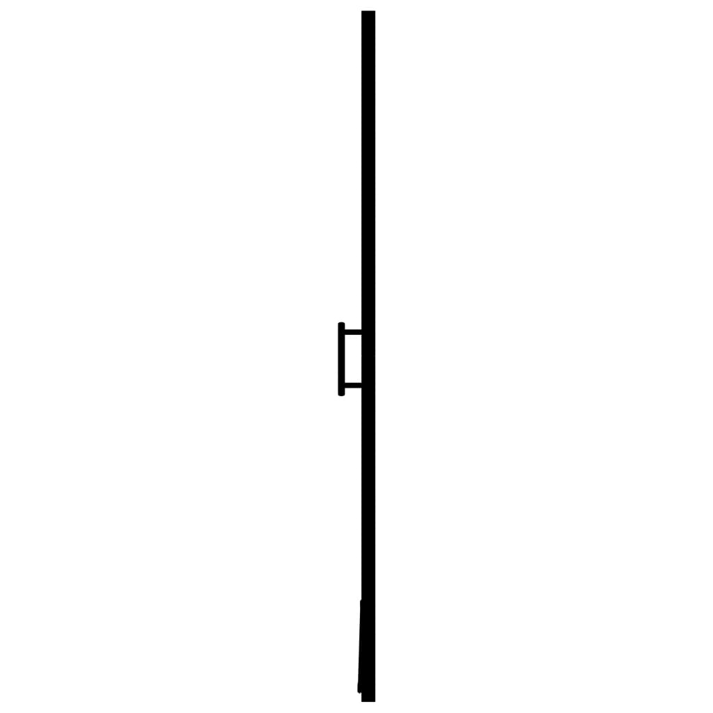 Vrata za tuš od kaljenog stakla 100 x 178 cm crna