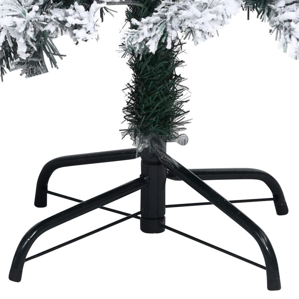 Umjetno božićno drvce sa snijegom zeleno 180 cm PVC