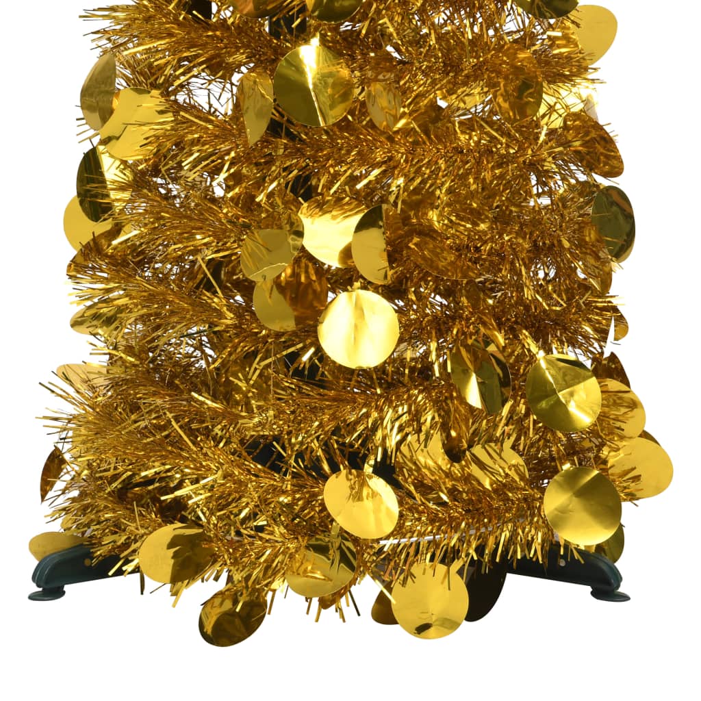 Prigodno umjetno božićno drvce zlatno 120 cm PET