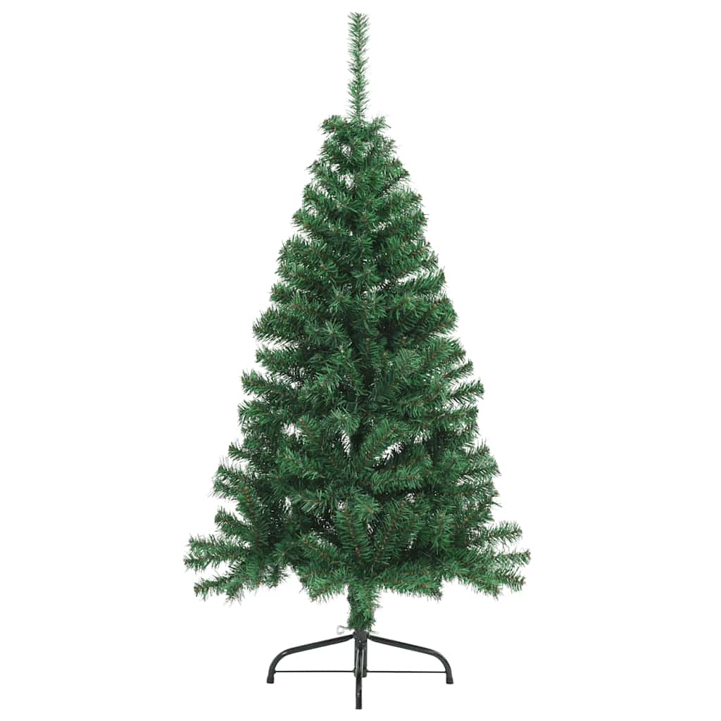 Umjetna polovica božićnog drvca sa stalkom zelena 150 cm PVC