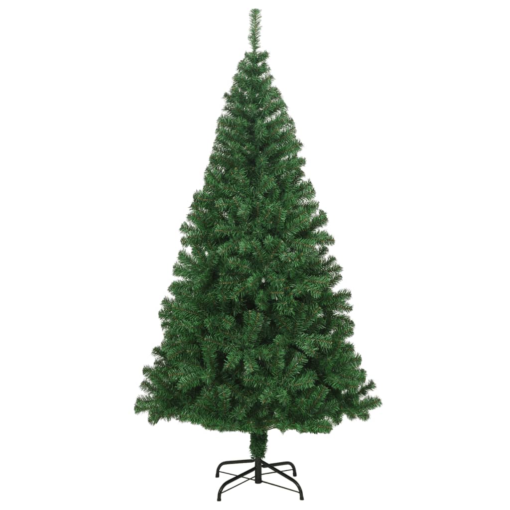 Umjetno božićno drvce s gustim granama zeleno 240 cm PVC