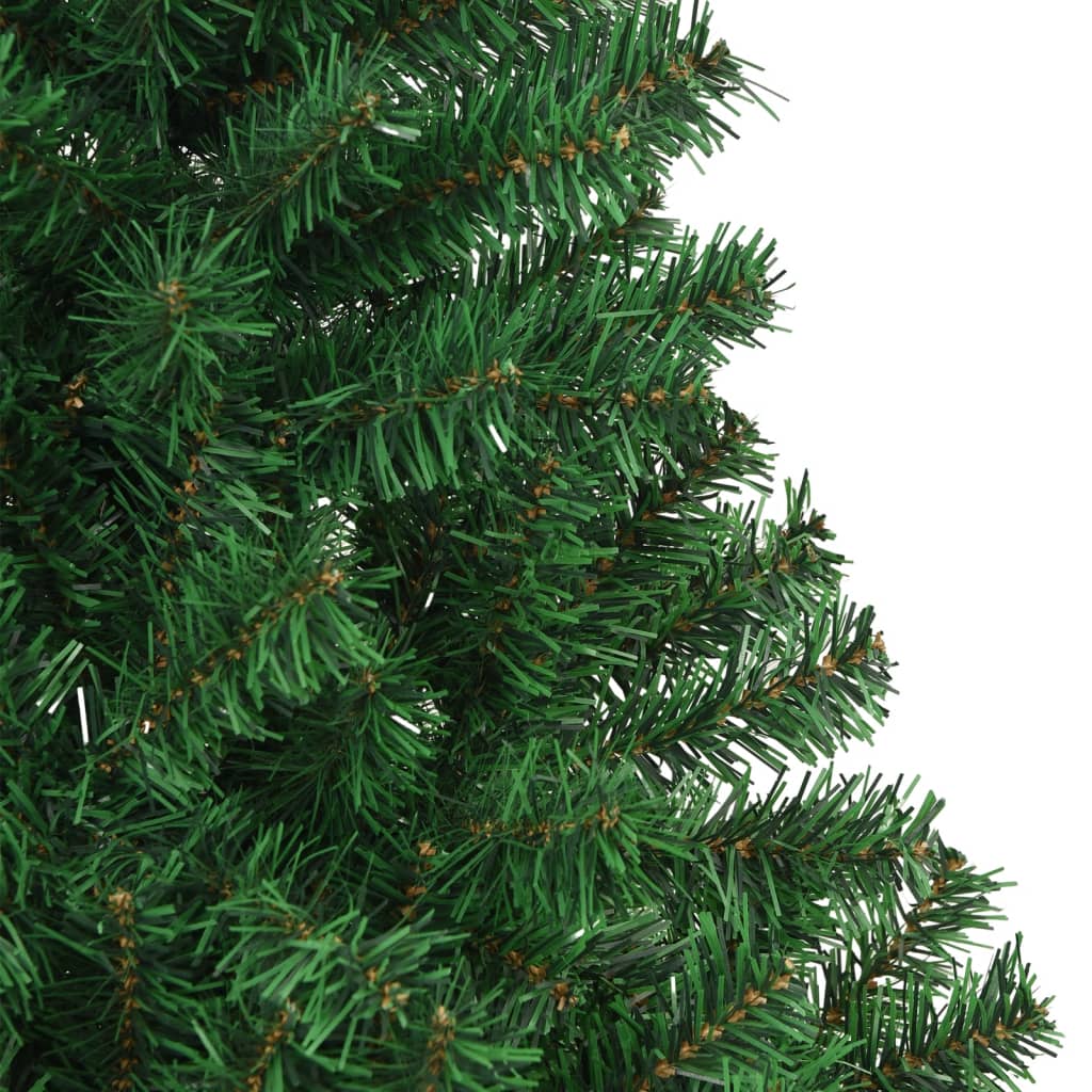 Umjetno božićno drvce s gustim granama zeleno 240 cm PVC