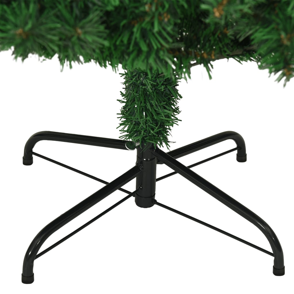 Umjetno božićno drvce s gustim granama zeleno 240 cm PVC