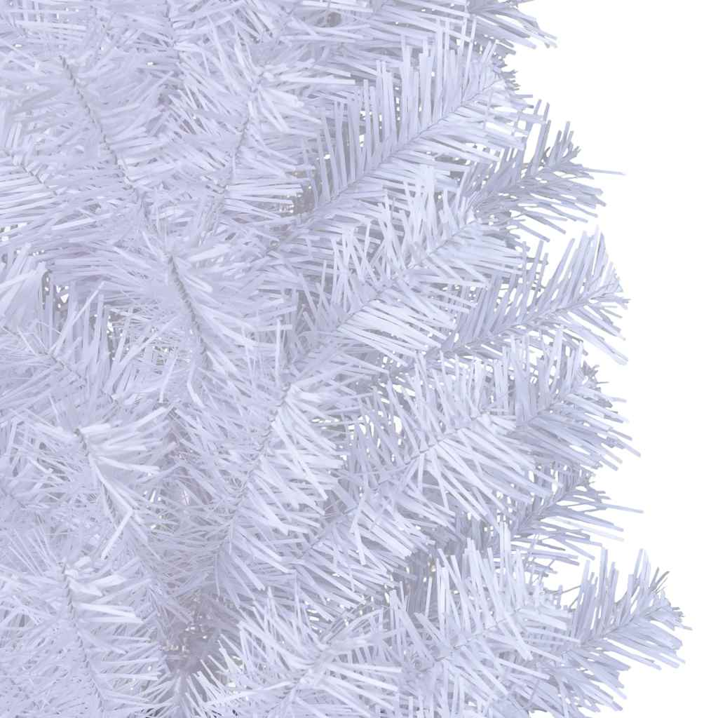 Umjetno božićno drvce s gustim granama bijelo 210 cm PVC