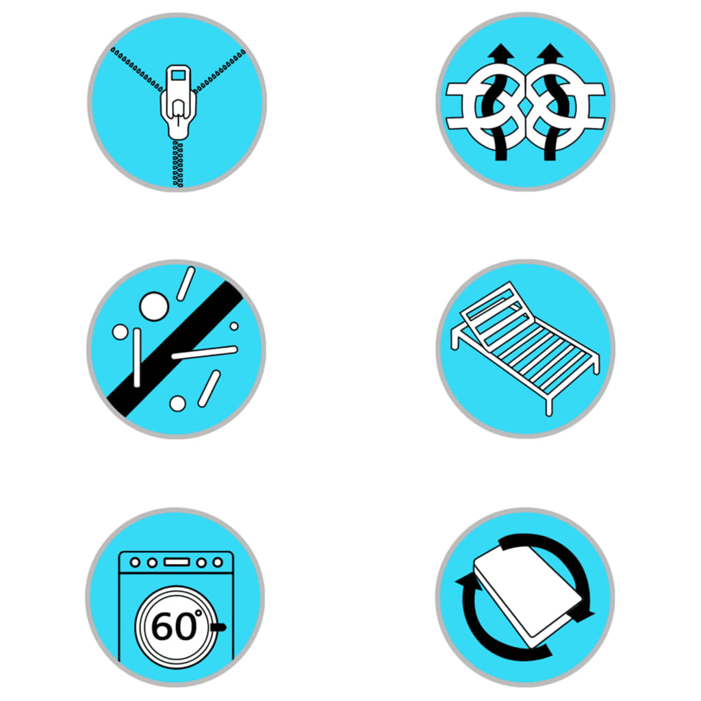 Krevet od tkanine s oprugama tamnosivi 200 x 200 cm