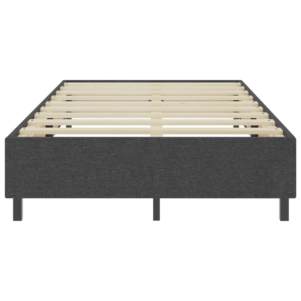 Krevet od tkanine s oprugama tamnosivi 120 x 200 cm