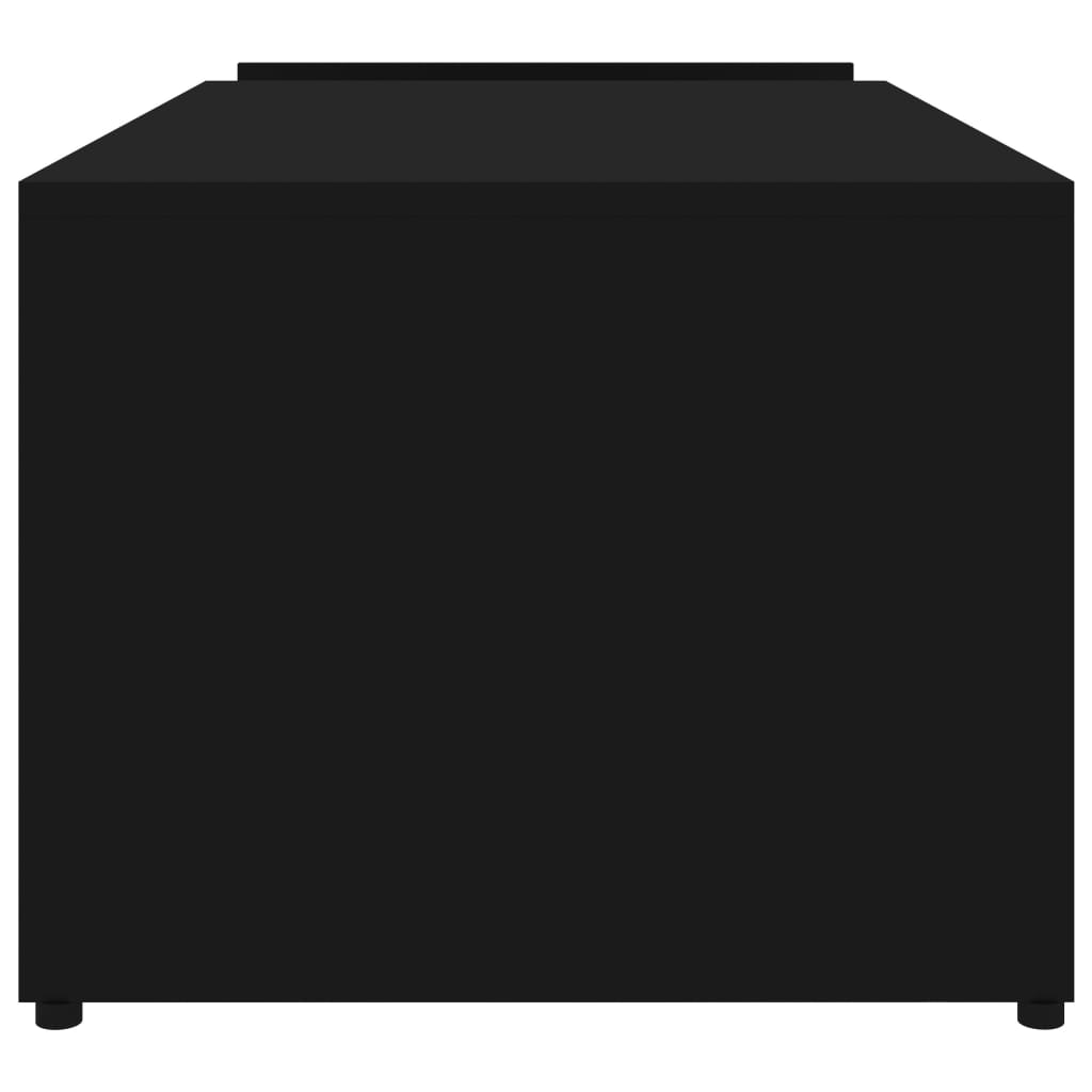 Stolić za kavu crni 90 x 45 x 35 cm konstruirano drvo