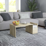 Stolić za kavu boja hrasta sonome 90x45x35 cm konstruirano drvo