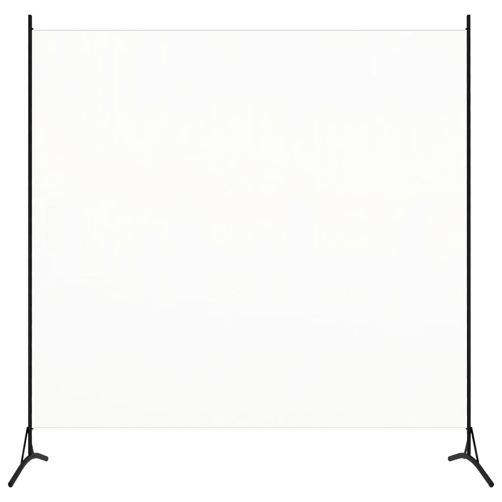 Sobna pregrada bijela 175 x 180 cm od tkanine