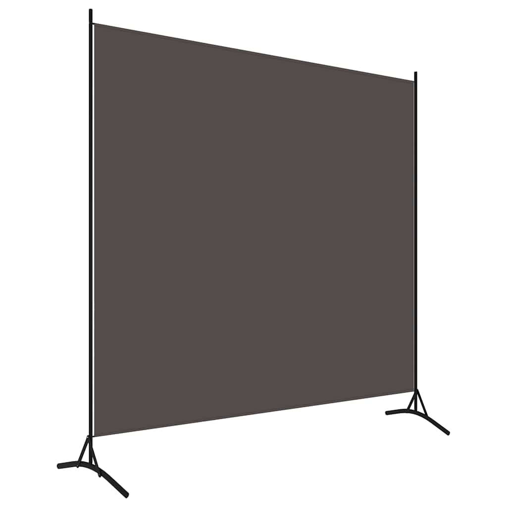 Sobna pregrada antracit 175 x 180 cm od tkanine