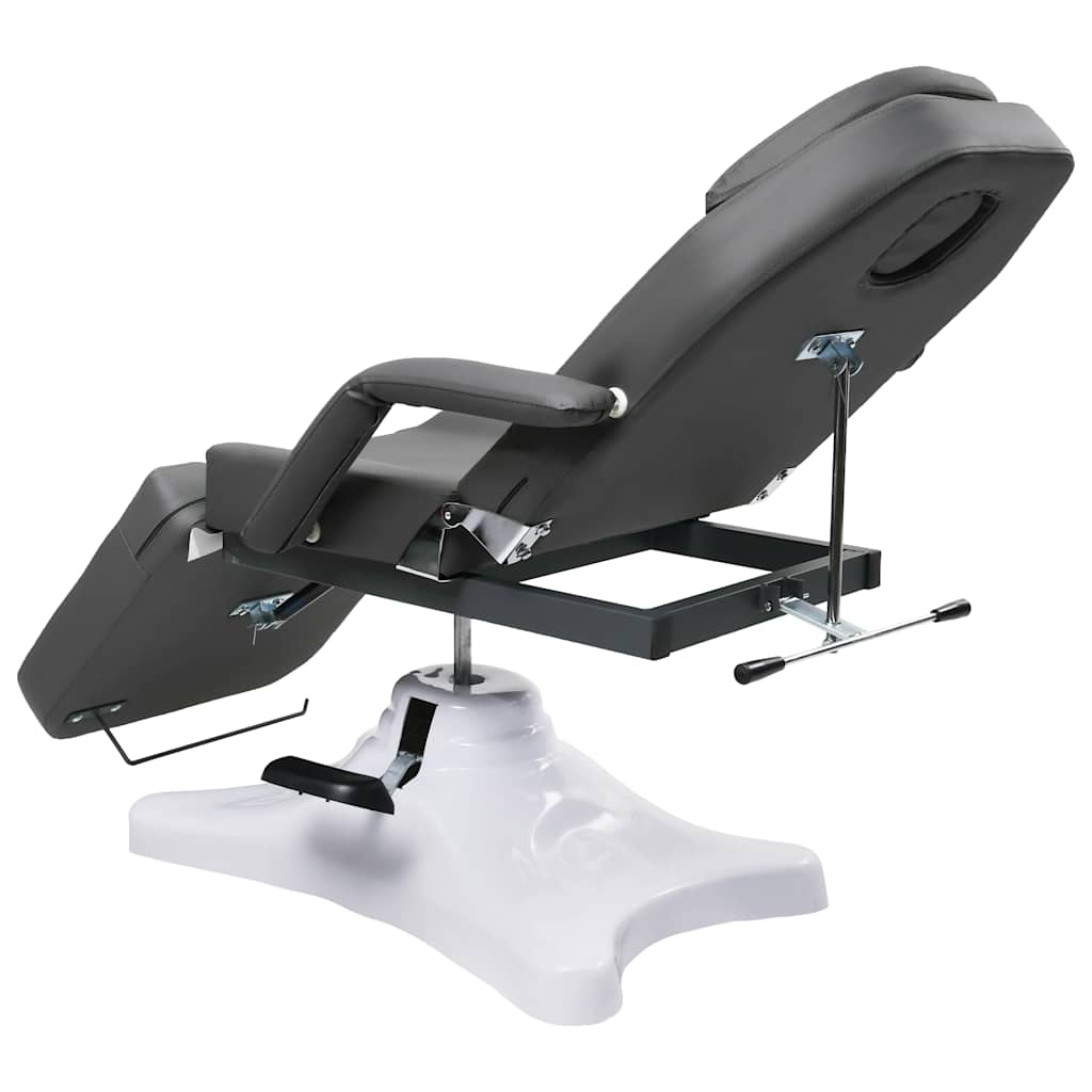 Masažni stol sivi 180 x 62 x (86,5 - 118) cm