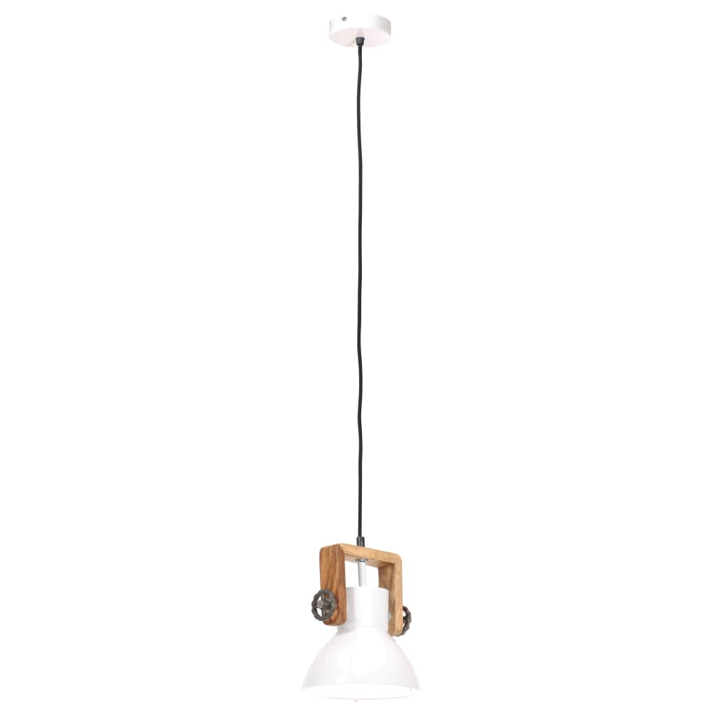Industrijska viseća svjetiljka 25 W bijela okrugla 19 cm E27